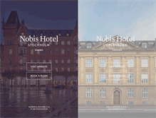 Tablet Screenshot of nobishotel.com